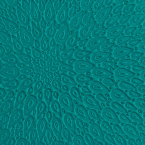 Pam East Texture Mat - Peacock Pinwheel Inverse - 264-PE2033